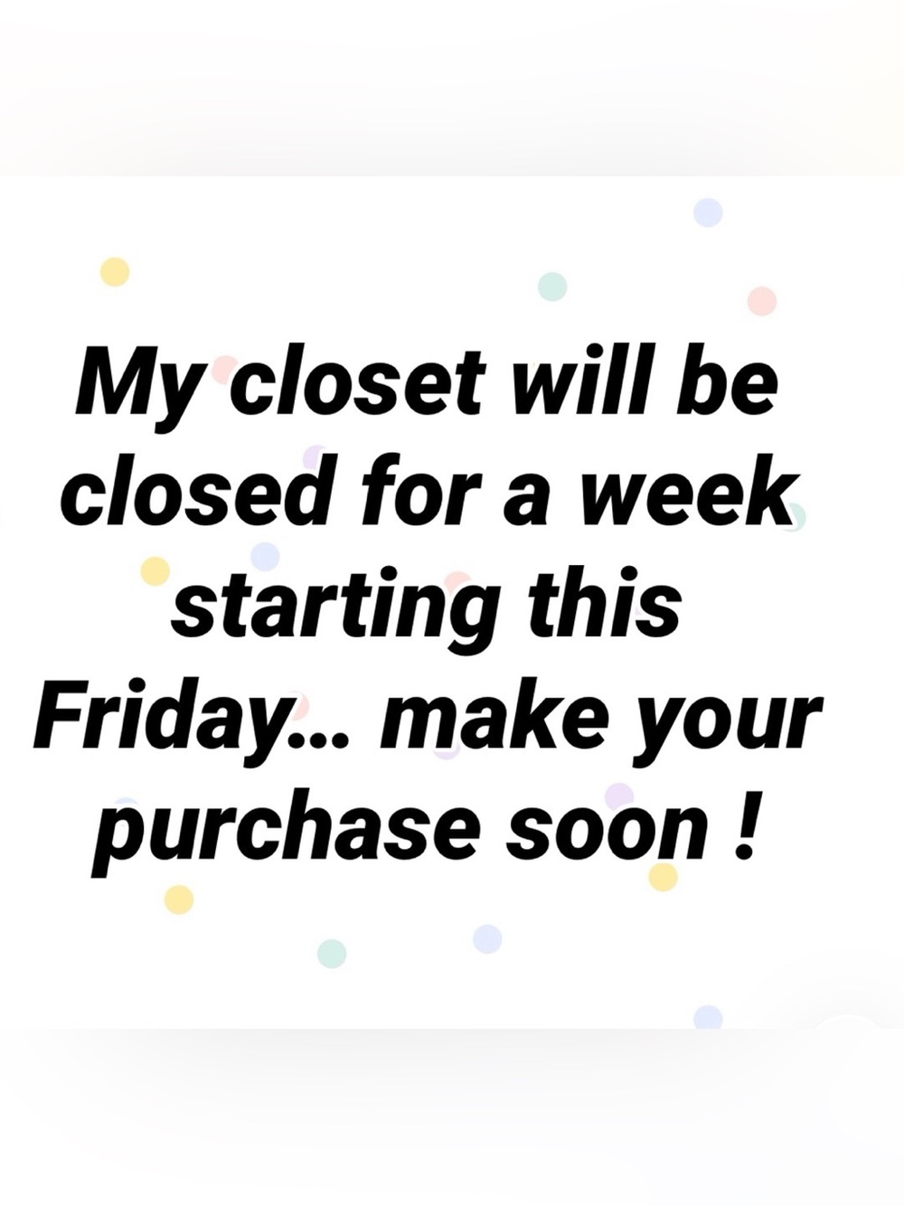 Happy Shopping!